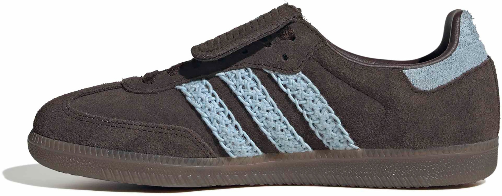 adidas Women's Long Tongue Samba Shoes - Aurora Coffee/Clear Sky - View 4