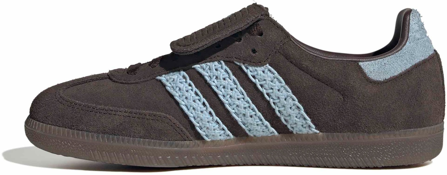 adidas Women's Long Tongue Samba Shoes - Aurora Coffee/Clear Sky - View 4