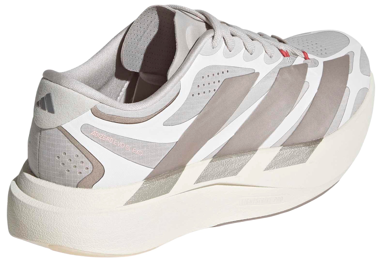 adidas Women's Adizero EVO SL EXO  Running Shoes - White/Coral - View 6