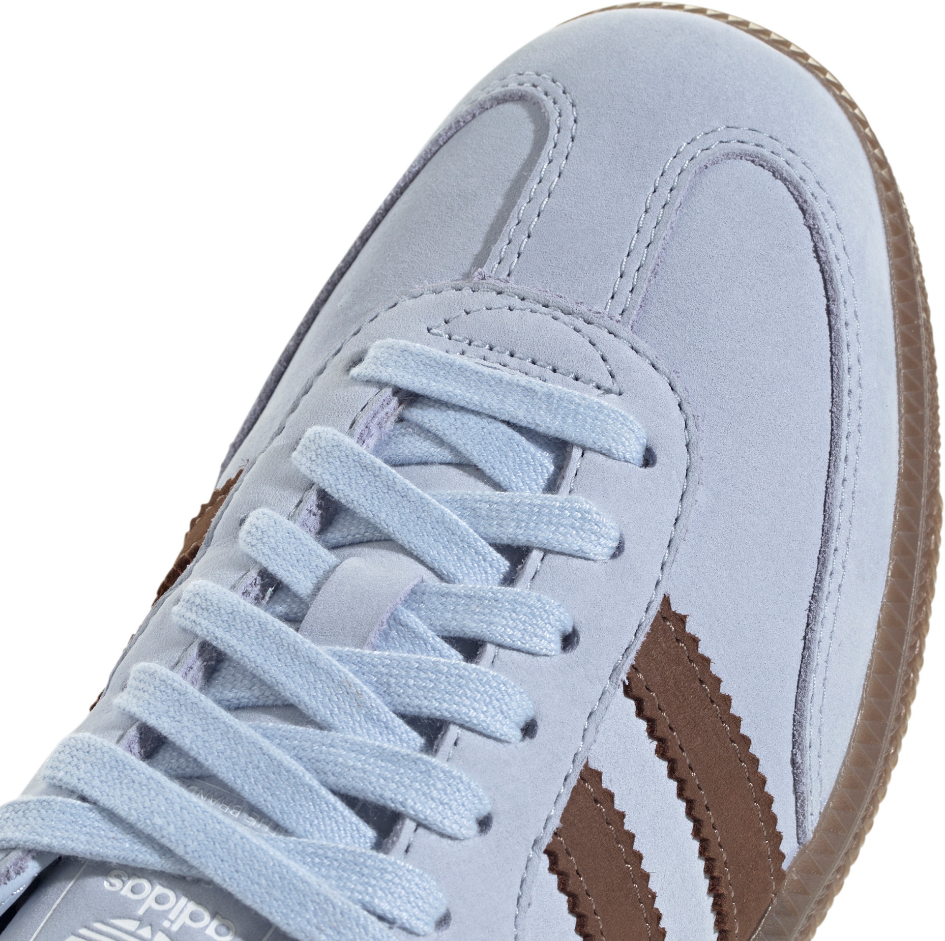 adidas Women's Samba OG Shoes - Crystal Sky/Earth Strata/Ftwr White - View 7