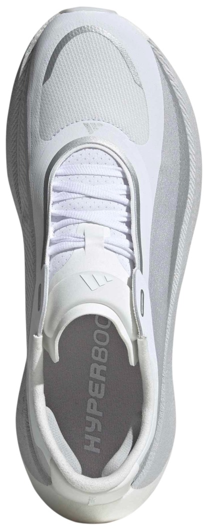 adidas Men's Hyperboost Edge Running Shoes - White/Grey/Silver - View 3