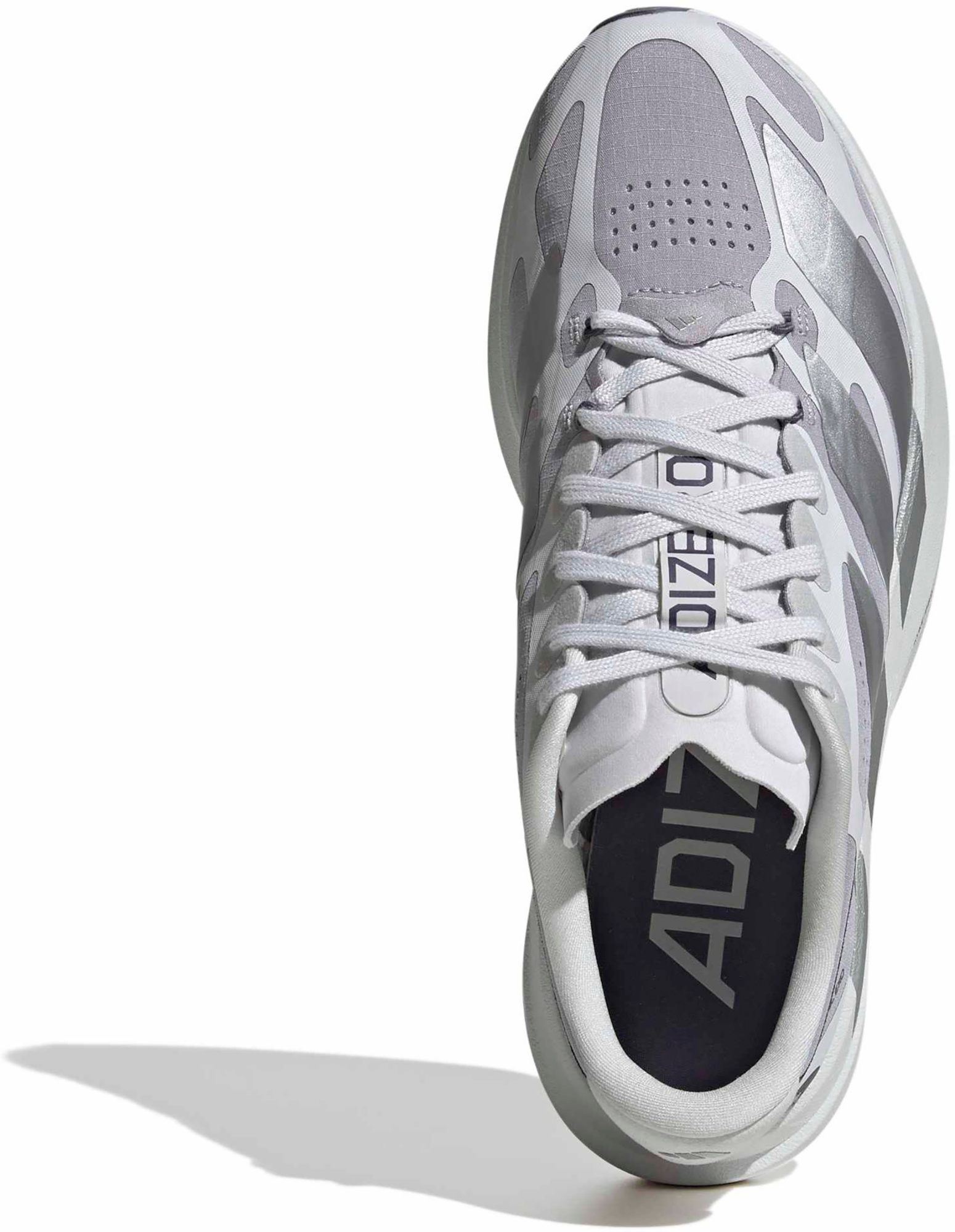 adidas Women's Adizero EVO SL Running Shoes - Gray/Silver/Gray - View 4
