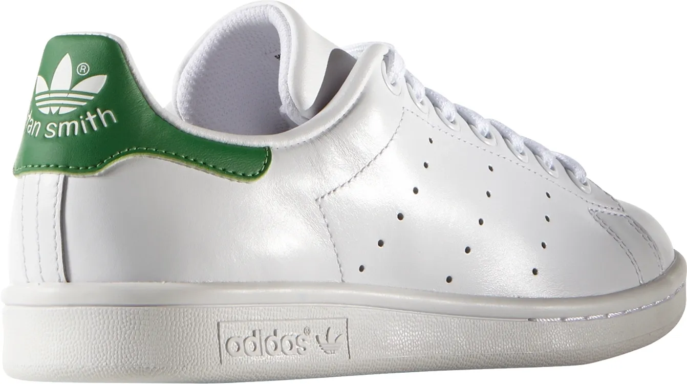 adidas Originals Women's Stan Smith Shoes - White/Green - View 5