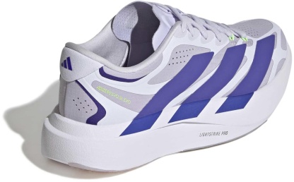 adidas Women's Adizero EVO SL EXO  Running Shoes - Silver Dawn/Solar Purple/Frozen Purple - View 6