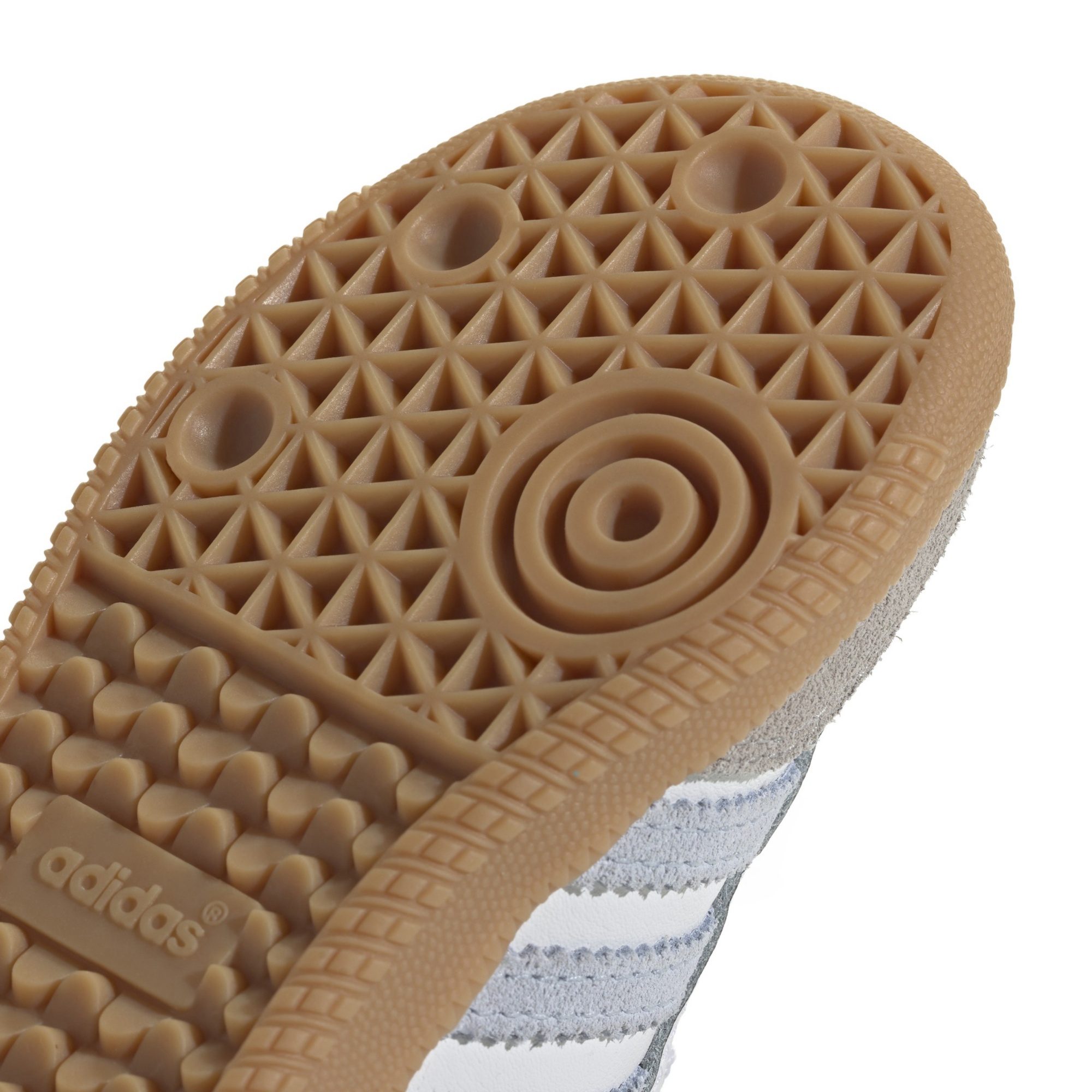 adidas Toddler Samba OG Shoes - White/Sky/Gum - View 8