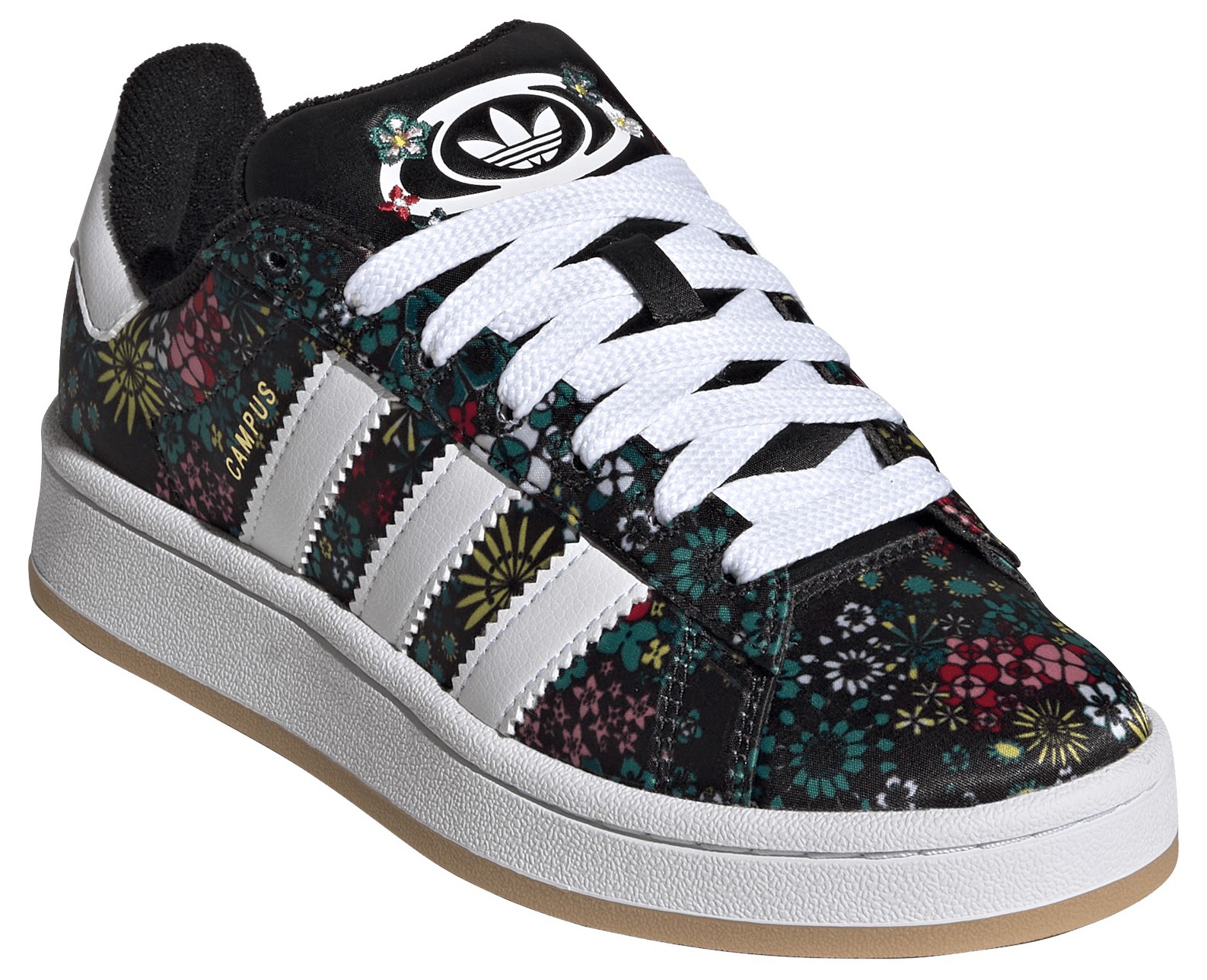 adidas Kids' Grade School Campus 00s Shoes - Black/White/Gold Metallic - View 5