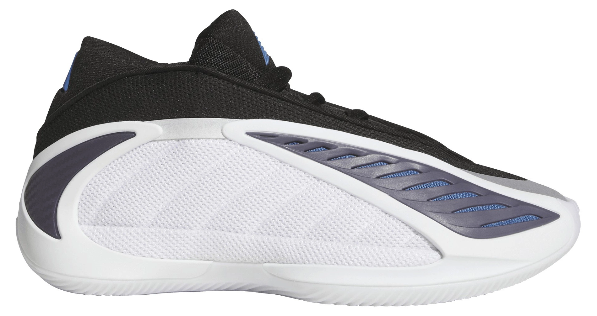 adidas Kids' Grade School Anthony Edwards 2 'Alphadawgs' Basketball Shoes - White/Black - View 1