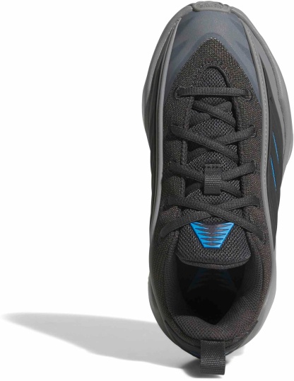 adidas Kids' Grade School Believe That. 1 Basketball Shoes - Grey/Carbon/Lucid Ray Blue - View 2