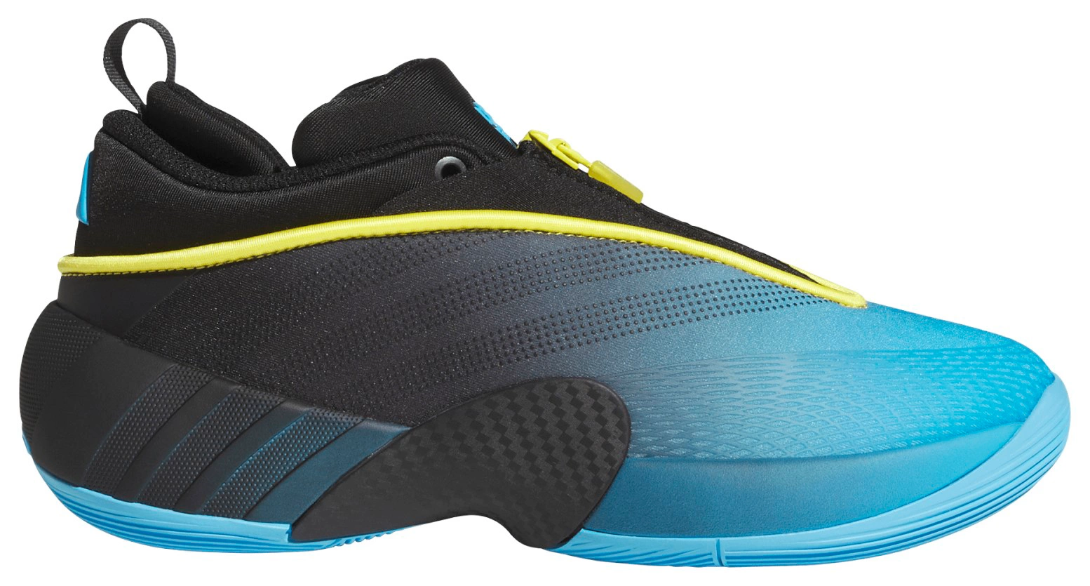 adidas Kids' Grade School D.O.N. Issue #7 'Electric Blue' Basketball Shoes - Lucid Aquamarine/Core Black/Yellow - View 1