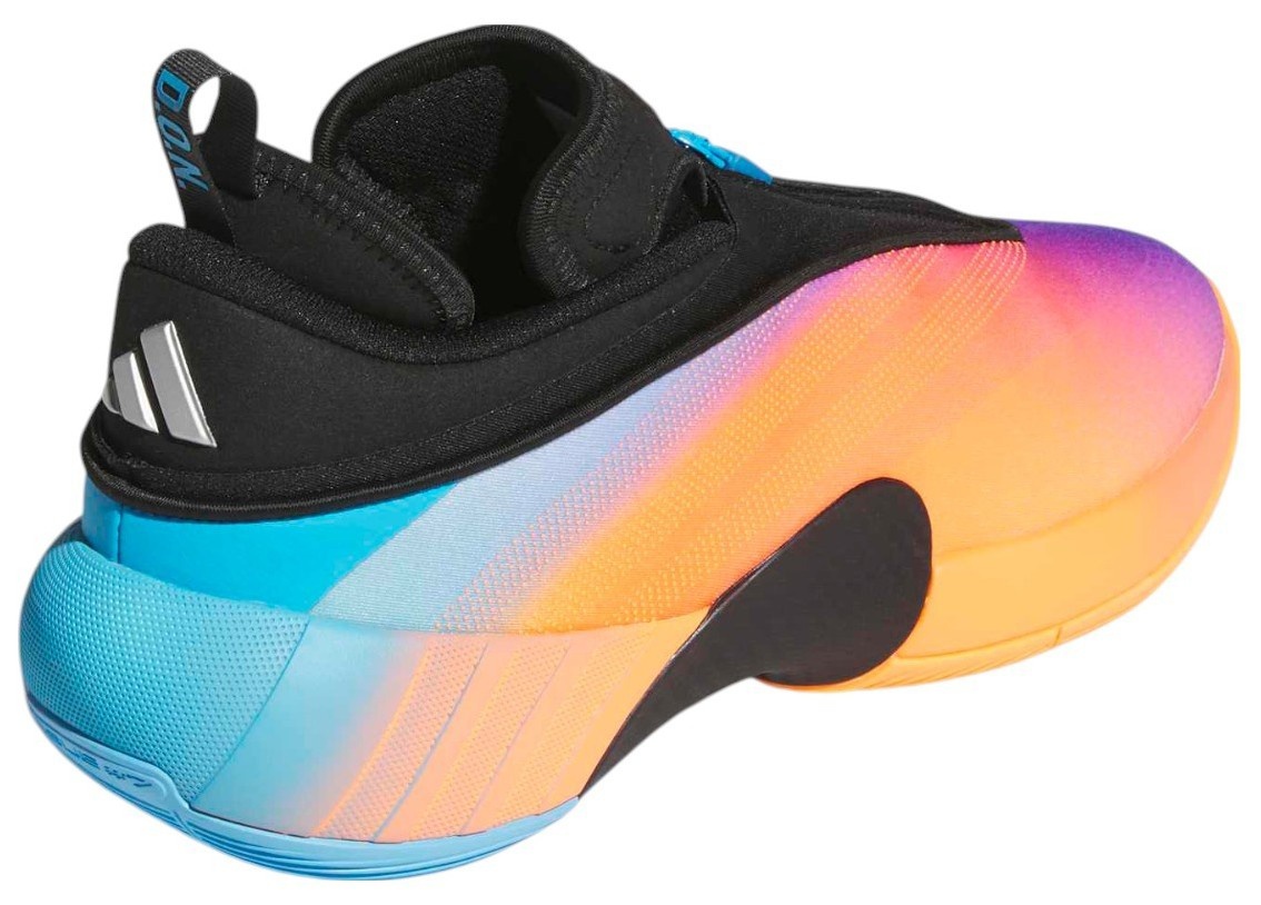 adidas D.O.N. Issue #7 'All-Star' Basketball Shoes - Black/Orange/Silver - View 7