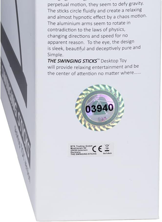 Products e The Swinging Sticks Kinetic Energy Sculpture - Desktop Toy Version