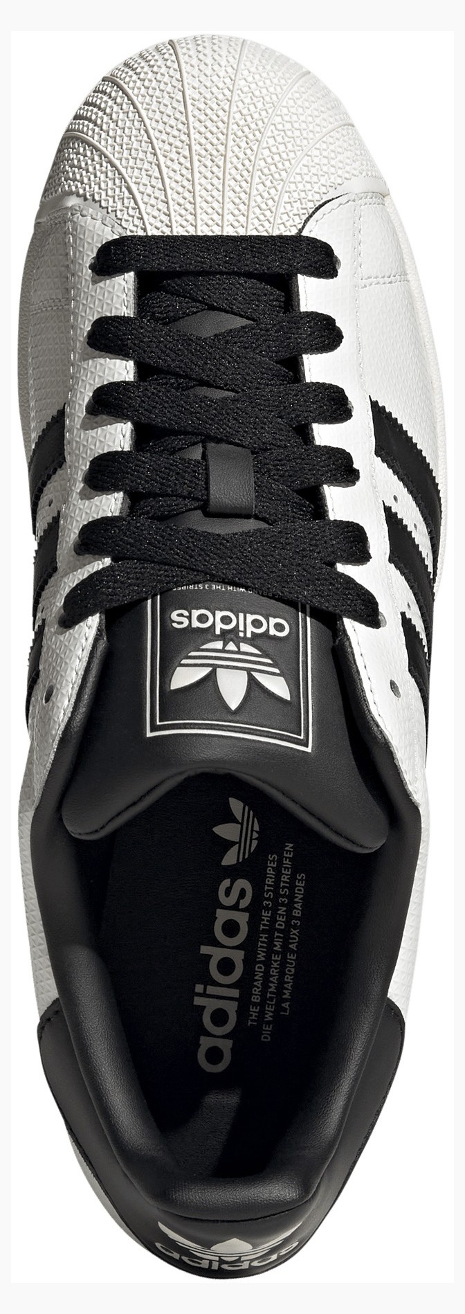 adidas Men's Superstar II Shoes - White/Black - View 2