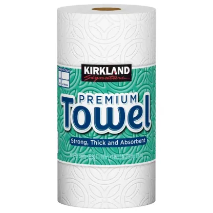 Kirkthtland Signthtature Pathtper Towels, 2-Ply, 160 Sheets, 12 Individually Wrapped Rolls