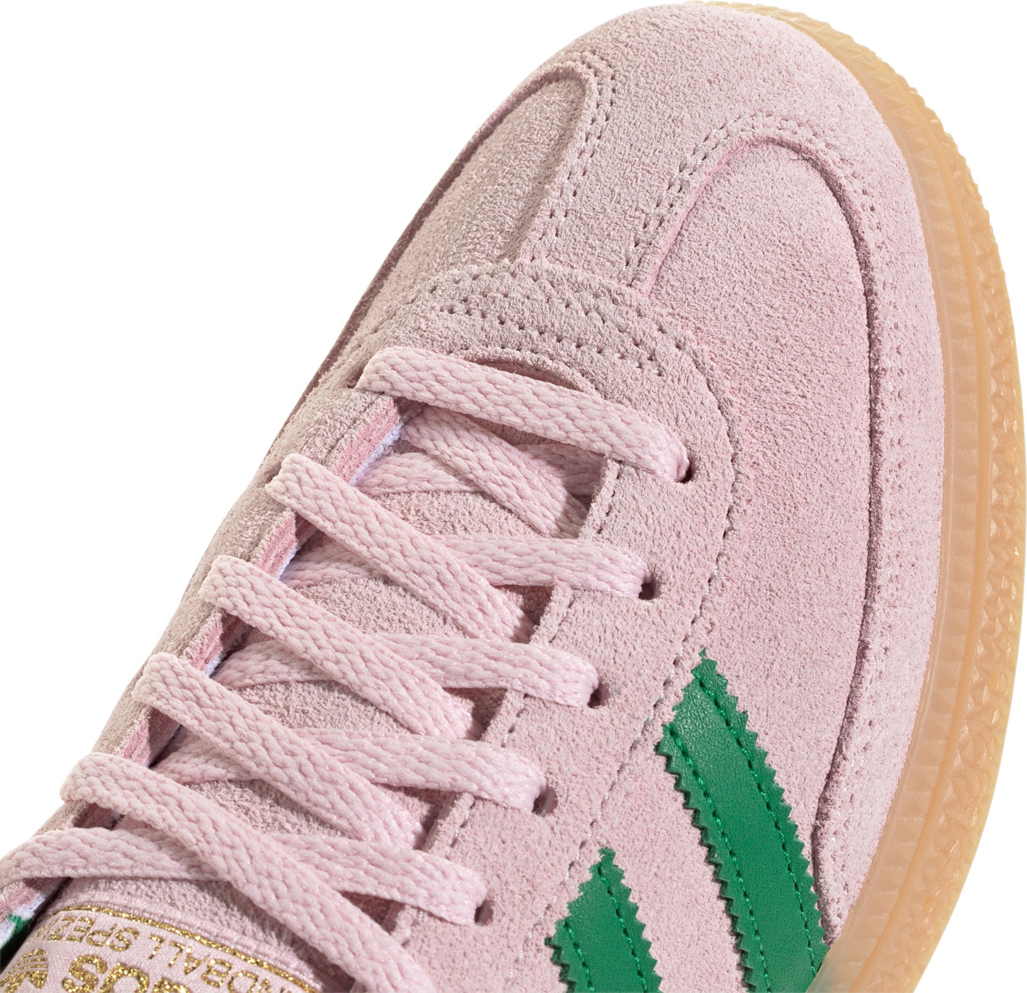 adidas Women's Handball Spezial Shoes - Green/Pink - View 2