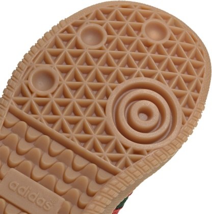 adidas Toddler FIFA World Cup Samba OG Comfort Closure Elastic Lace Shoes - Team Dark Green/Better Scarlet/Gum - View 9