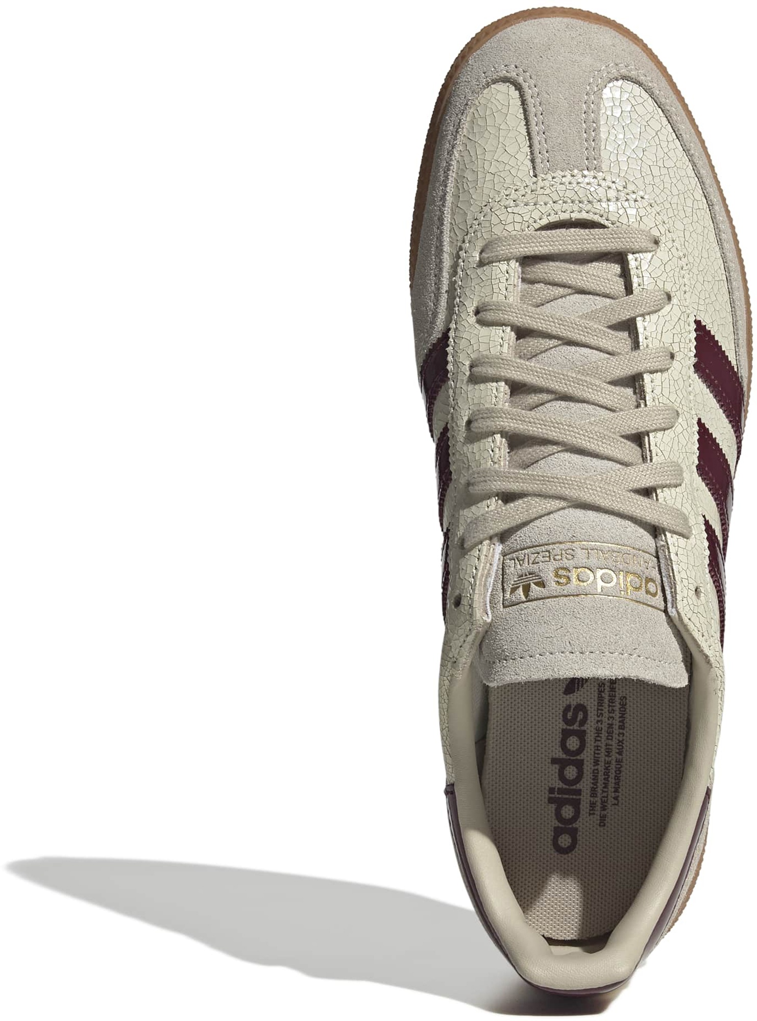 adidas Men's Handball Spezial Shoes - Off White/Shadow Red - View 2