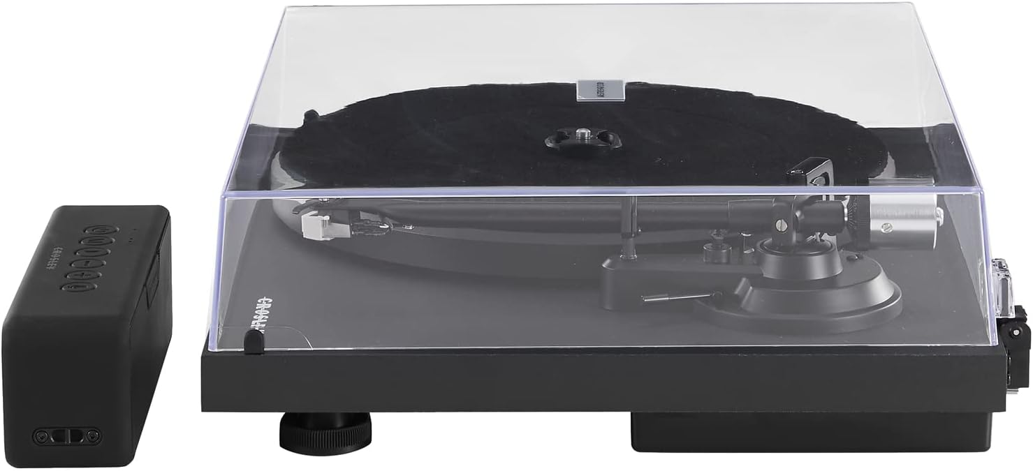 Crosley C6B-WH Belt-Drive Bluetooth Turntable Record Player with Adjustable Tone Arm, White