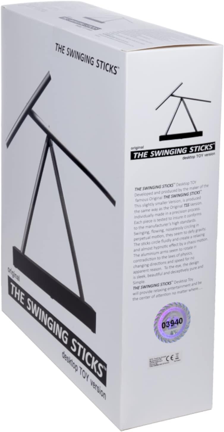Products e The Swinging Sticks Kinetic Energy Sculpture - Desktop Toy Version