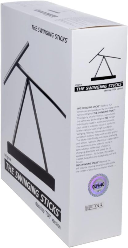 Products e The Swinging Sticks Kinetic Energy Sculpture - Desktop Toy Version