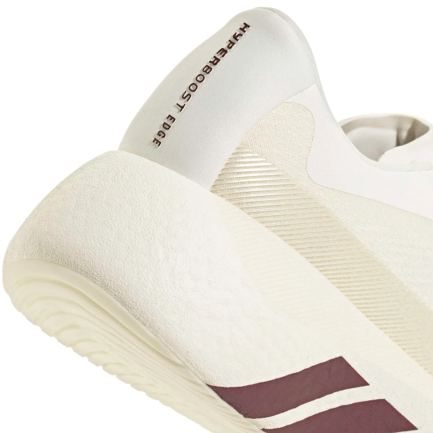 adidas Women's Hyperboost Edge Running Shoes - Off White/Shadow Red/Gold Met. - View 8
