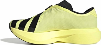 adidas Men's Adizero EVO SL Zip Running Shoes - Frozen Lemon/Core Black/Iron Met - View 4