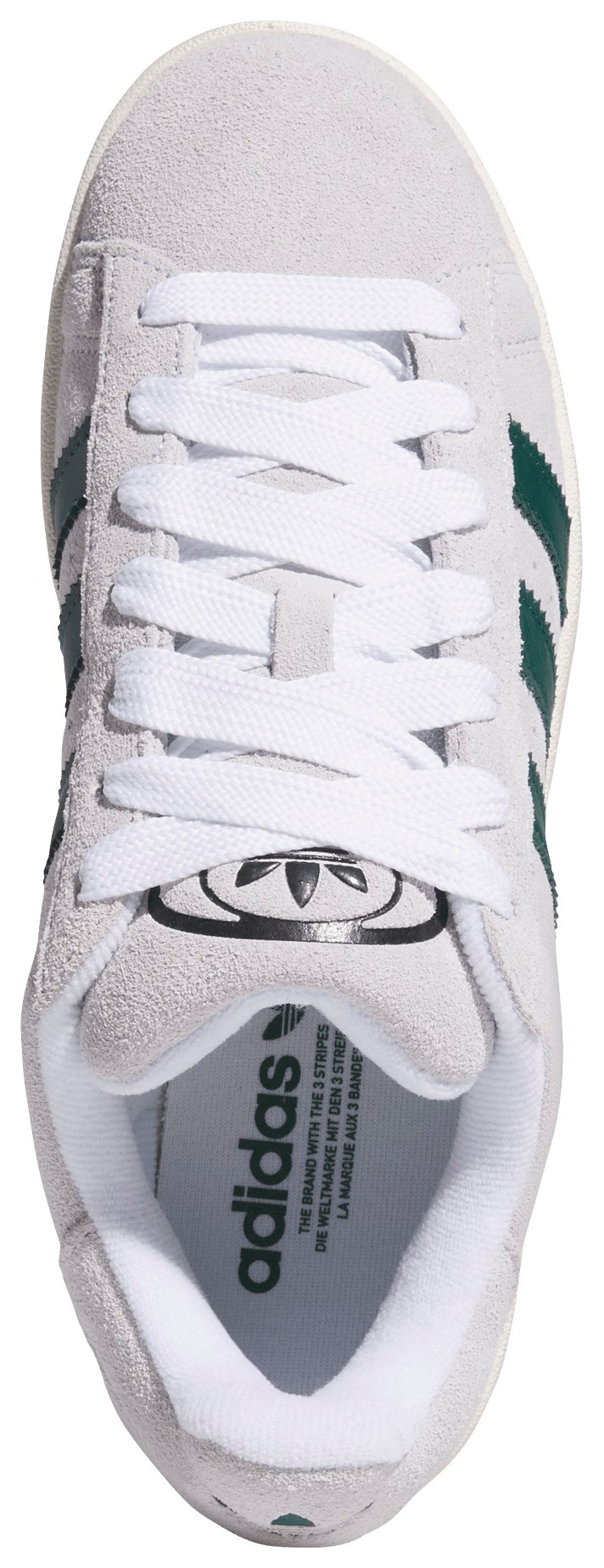 adidas Men's Campus 00s Shoes - Crystal White/Collegiate Green/Off White - View 2