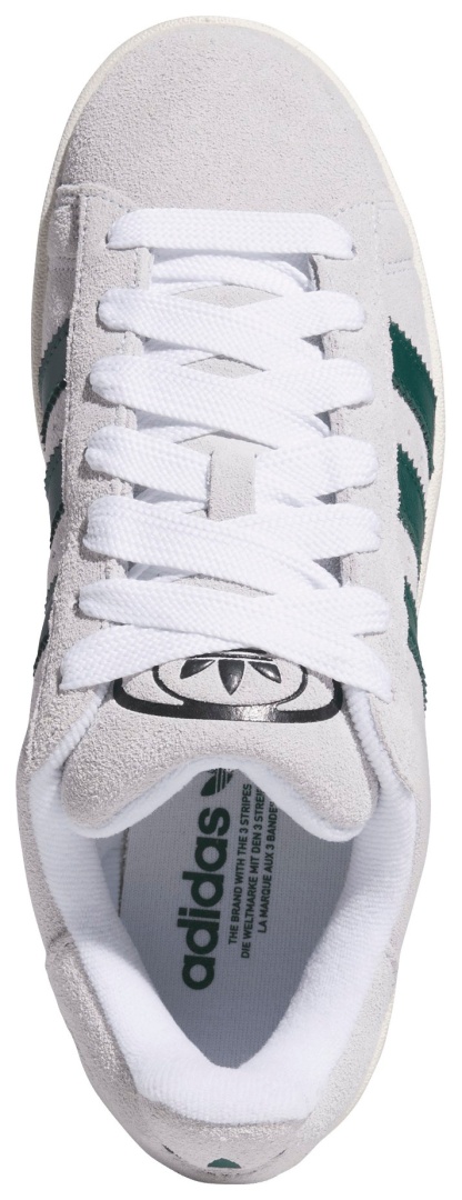 adidas Men's Campus 00s Shoes - Crystal White/Collegiate Green/Off White - View 2