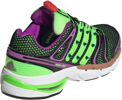 adidas Kids' Grade School Adistar 5 Brawl Shoes - Black/Green/Green - View 5