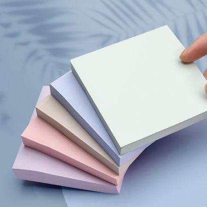 Sticky Notes 400 Sheets Cube (4 Colors x 100 Sheets Each) Self Adhesive for Reminders