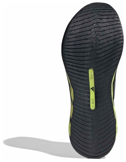 adidas Men's Hyperboost Edge Running Shoes - Carbon/Hi-res Yellow/Grey Five - View 4