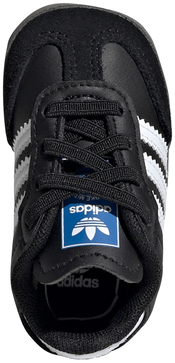 adidas Toddler Samba OG Shoes - Black/White/Bluebird - View 2