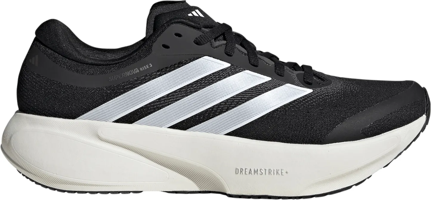 adidas Women's Supernova 3 Running Shoes - Black/White/Black - View 1