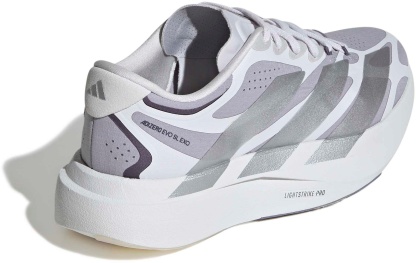adidas Women's Adizero EVO SL Running Shoes - Gray/Silver/Gray - View 8