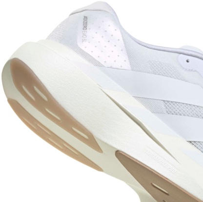 adidas Men's Adizero EVO SL Running Shoes - Ftwr White/Ftwr White/Warm Sandstone - View 9
