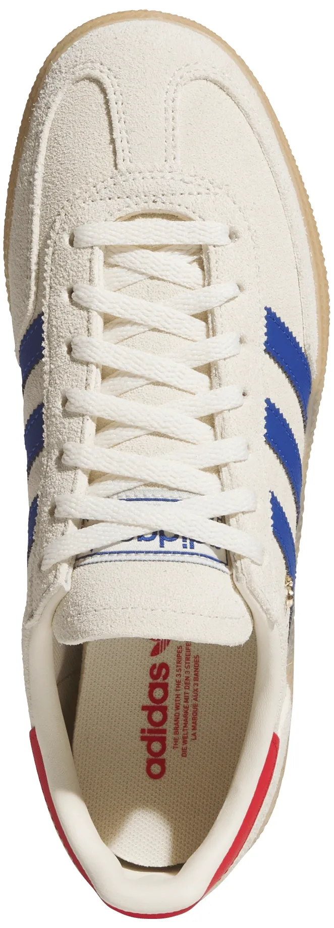 adidas Women's Handball Spezial Shoes - White/Blue/Red - View 2
