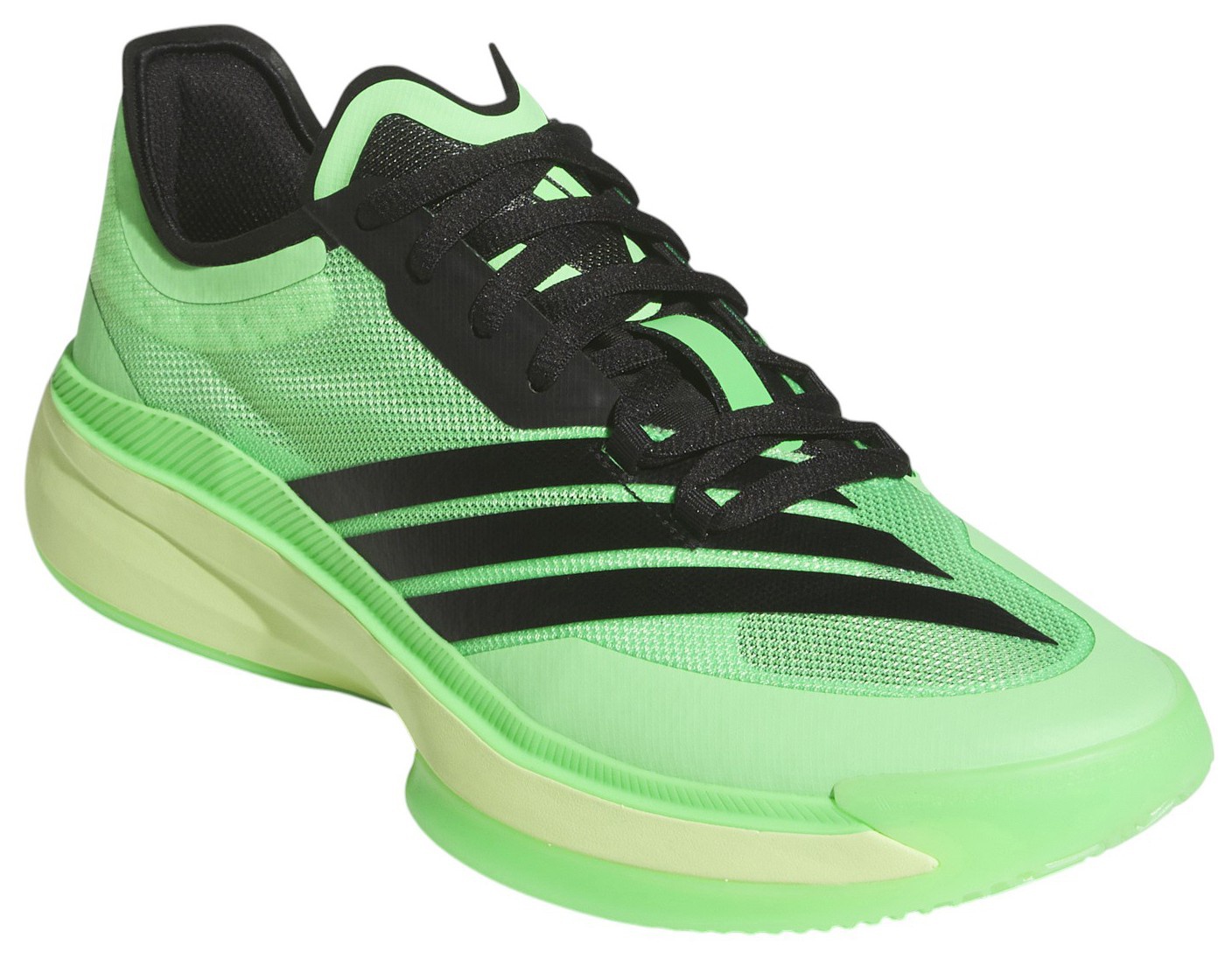 adidas Adizero Select 3.0 Basketball Shoes - Green/Black - View 5