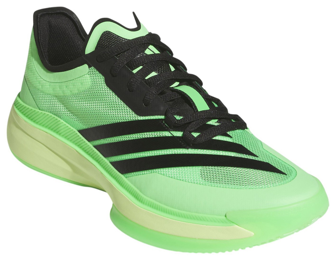 adidas Adizero Select 3.0 Basketball Shoes - Green/Black - View 5