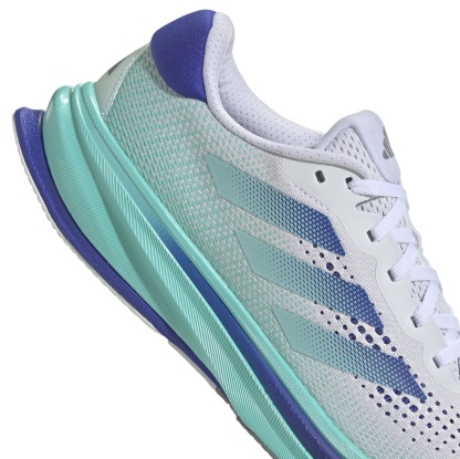 adidas Men's Supernova Rise Running Shoes - White/Aqua - View 8