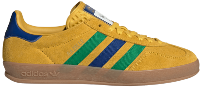adidas Men's FIFA World Cup Gazelle Indoor Shoes - Eqt Yellow/Collegiate Royal/Green - View 1