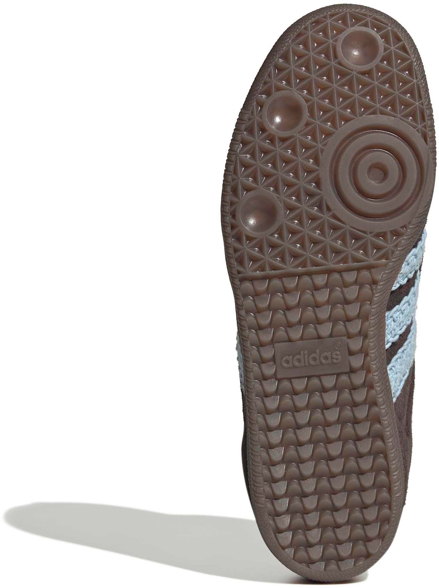 adidas Women's Long Tongue Samba Shoes - Aurora Coffee/Clear Sky - View 3
