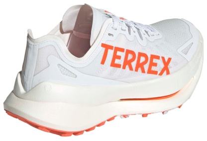 adidas Women's Terrex Agravic Speed Ultra Trail Running Shoes - White/Orange - View 6