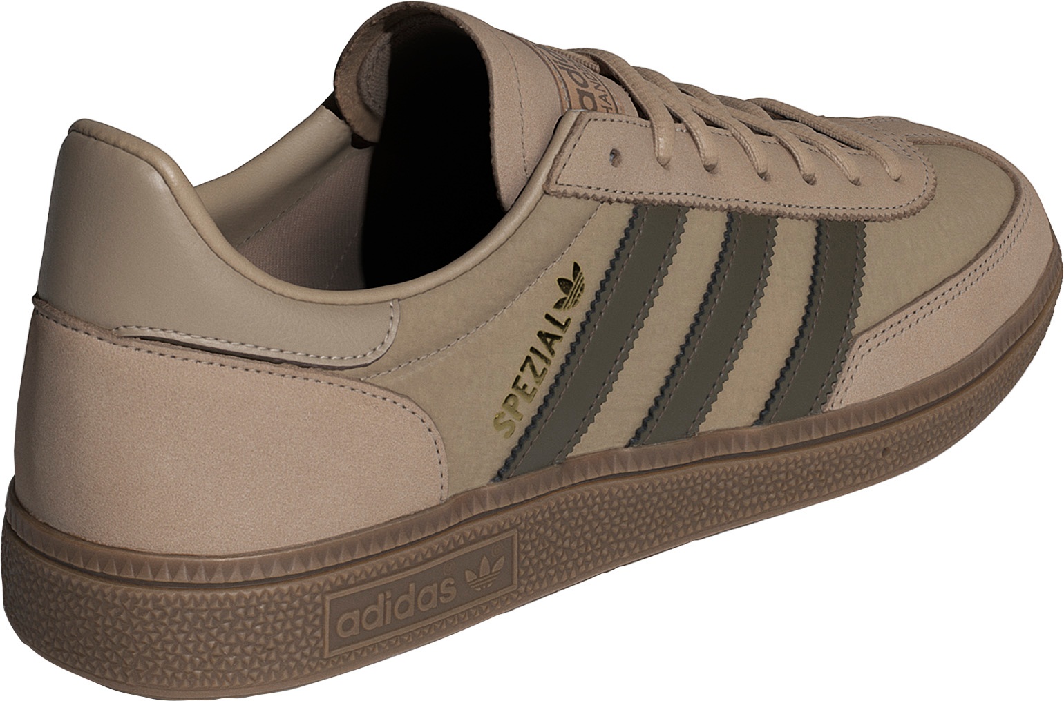adidas Men's Handball Spezial Shoes - Khaki/Brown - View 6