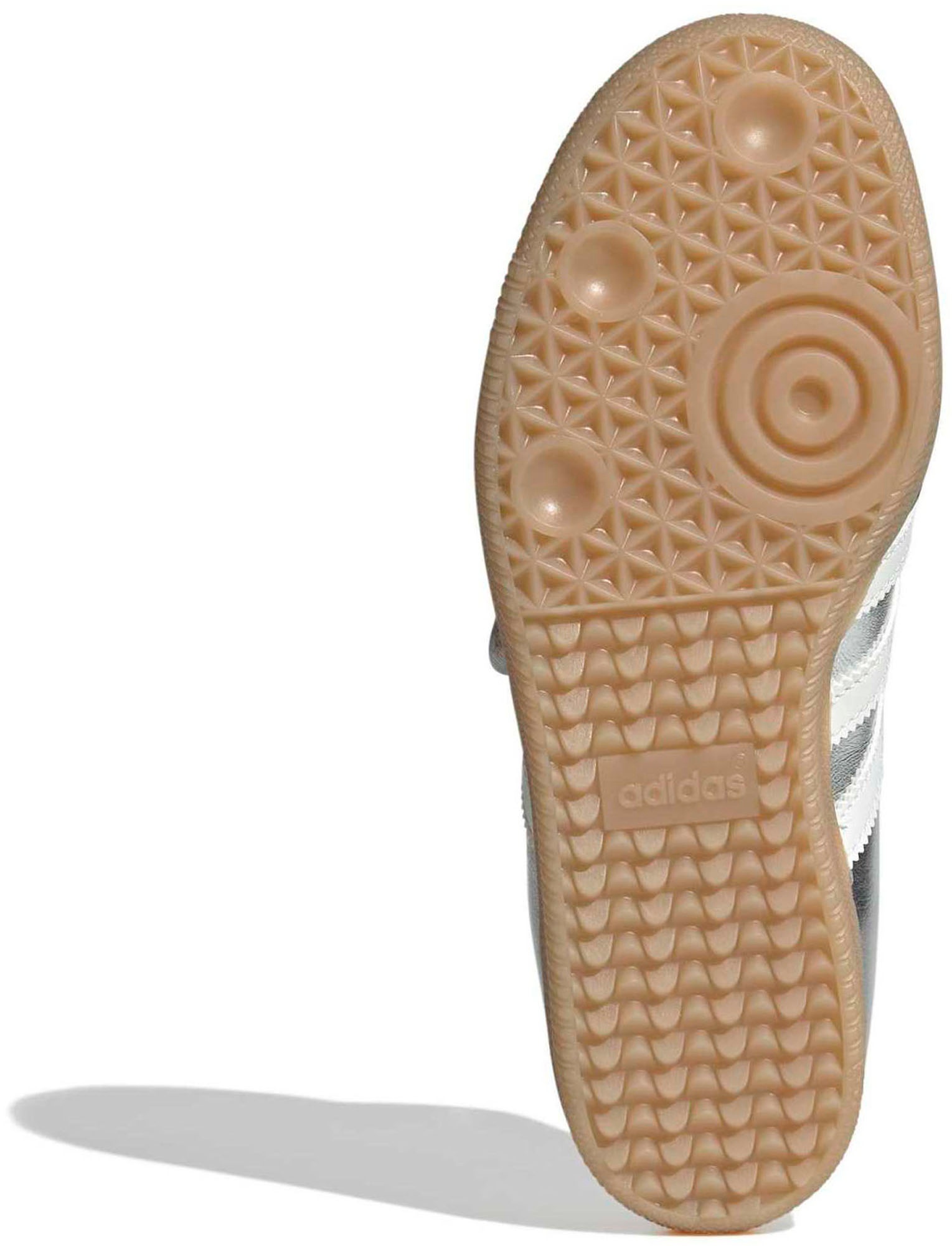 adidas Women's Samba Jane Shoes - Silver/Off White/Gum4 - View 3