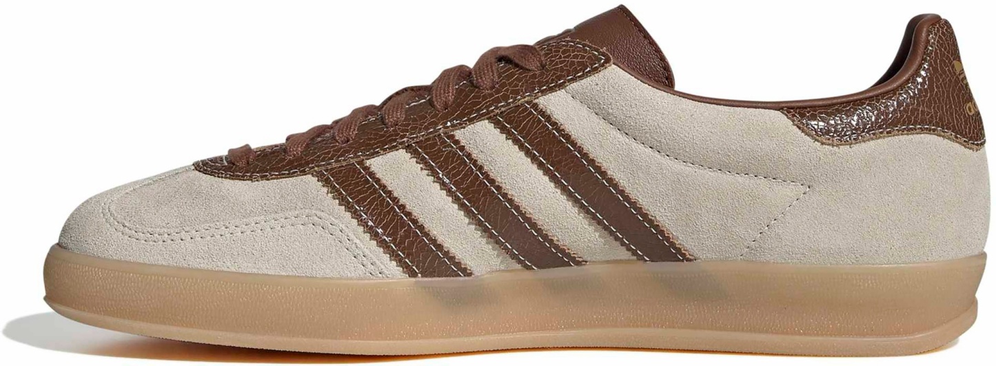 adidas Men's Gazelle Indoor Shoes - Vint Wht/Brown - View 4