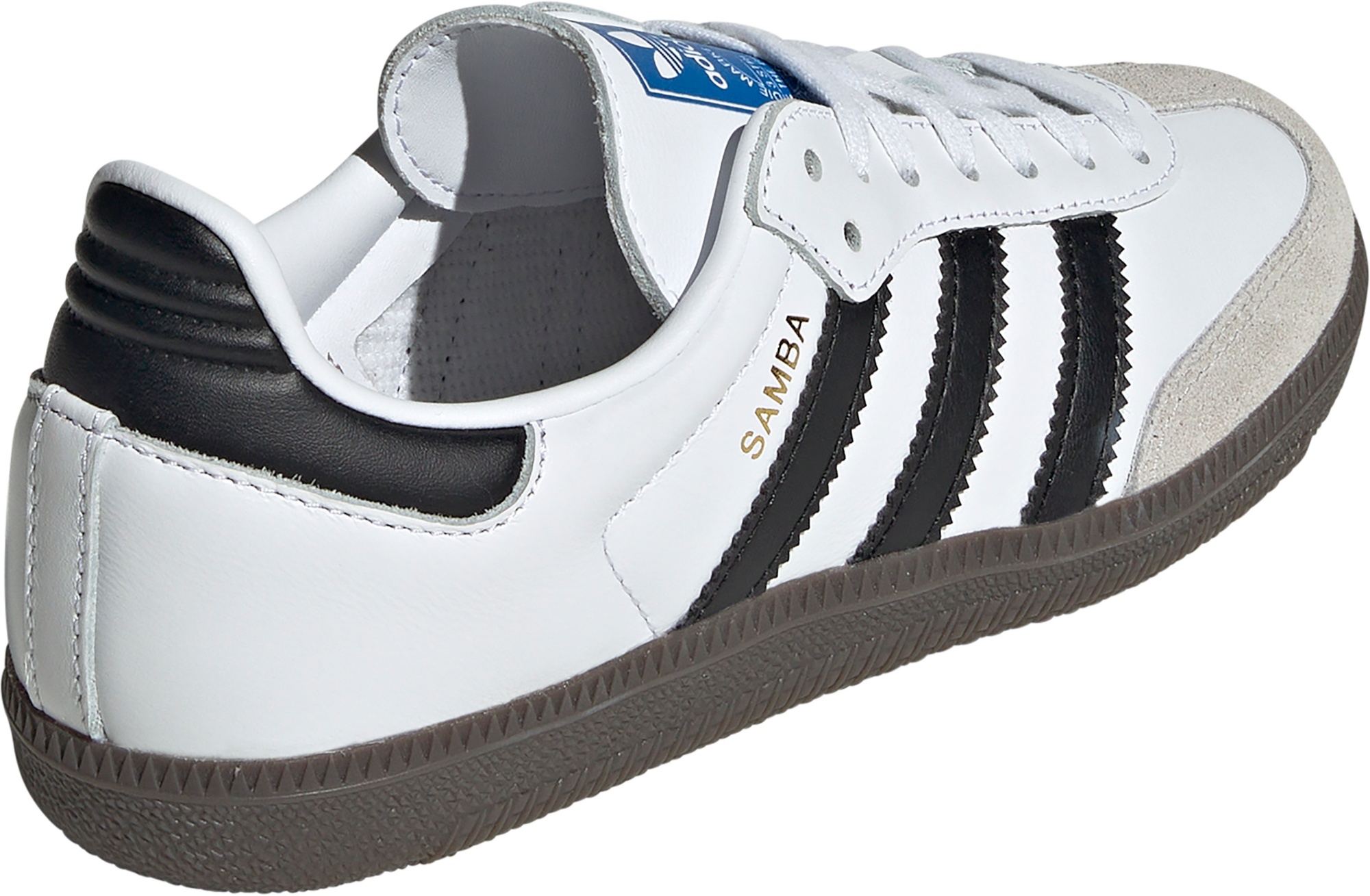 adidas Kids' Grade School Samba OG Shoes - White/Black - View 5