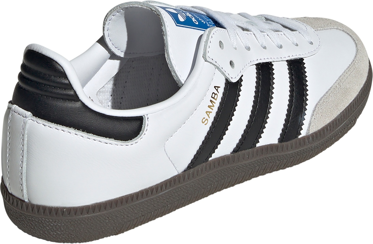 adidas Kids' Grade School Samba OG Shoes - White/Black - View 5