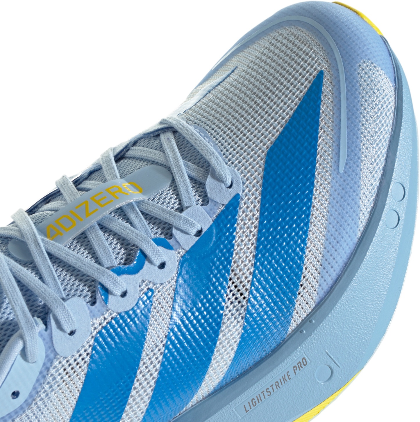adidas Women's Adizero Boston 13 Running Shoes - Blue/Yellow - View 8