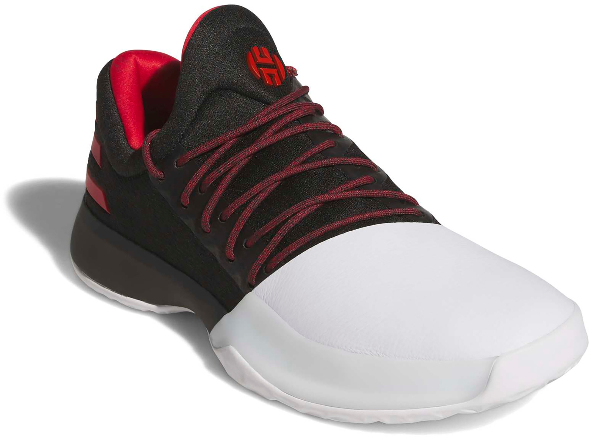 adidas Harden Vol. 1 'Pioneer' Basketball Shoes - Core Black/Ftwr White/Better Scarlet - View 5