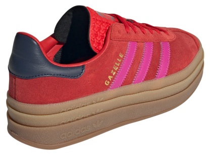 adidas Originals Women's Gazelle Bold Shoes - Red/Pink - View 5