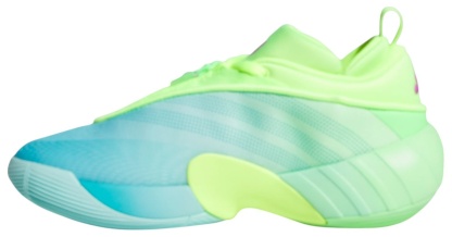 adidas Kids' Grade School D.O.N Issue #7 Basketball Shoes - Neon Yellow/Aqua - View 4